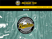 Tablet Screenshot of michigantechrecreation.com